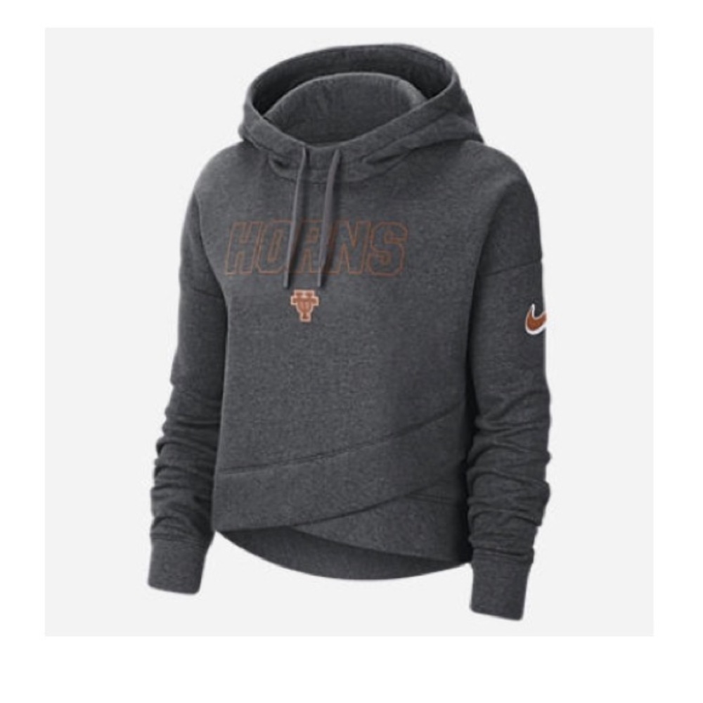 NWOT Nike Women’s Cropped Univ of Texas Hoodie | S
